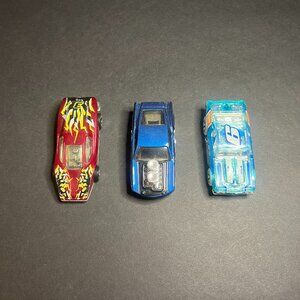 Lot of 3 Vintage Hot Wheels - 1974 Silver Bullet, 2002 Mustang & 2004 Chevelle